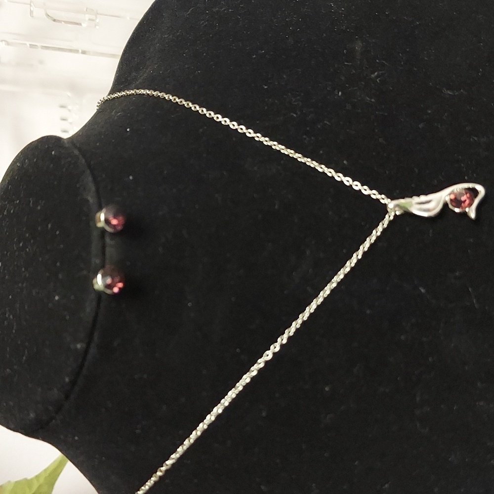 Angel Wing Purple Zirconia Set